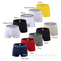 Basic colourful cotton men's boxers briefs shorts underwear